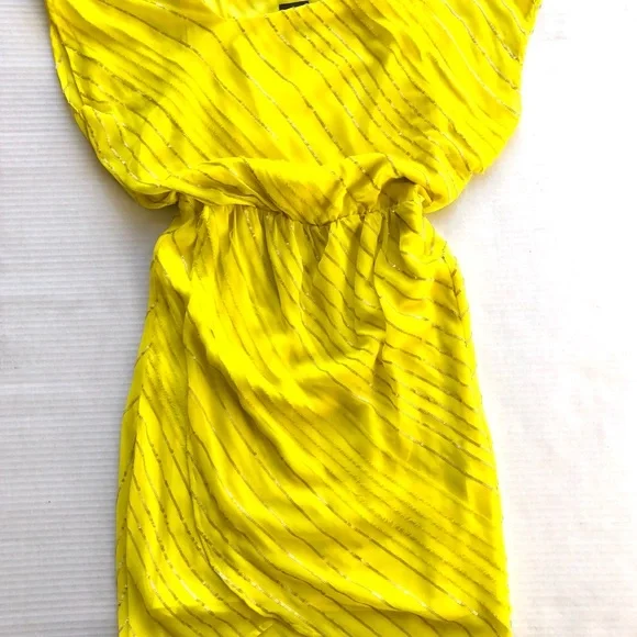 Vince Camuto Sequin Asymmetrical Neck Dress